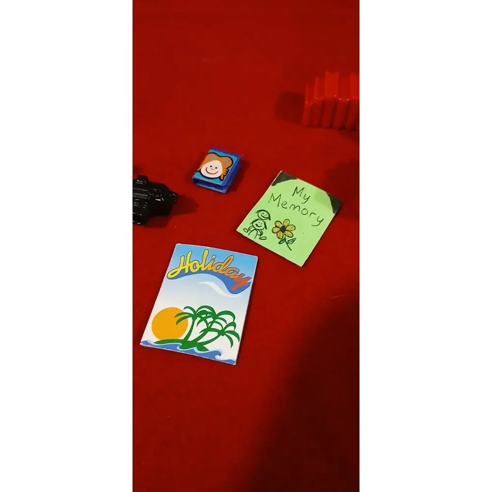 Playmobil Home Decor Book Clock Umbrella Camera Movie Camera Light Pic Frame lt